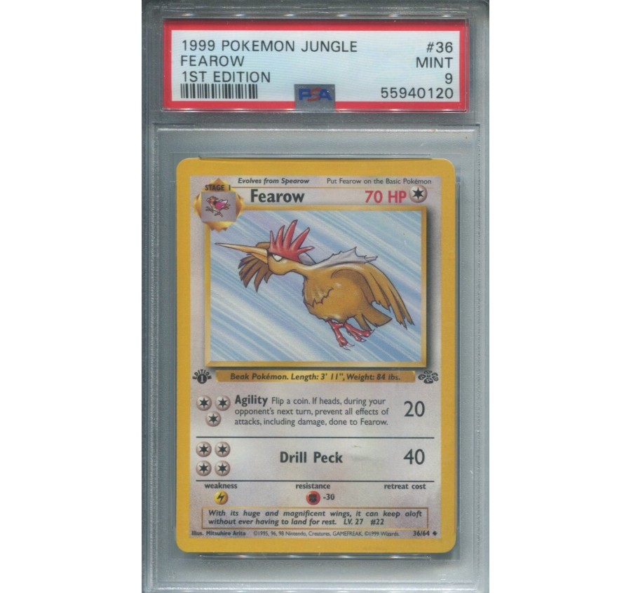 1st edition Fearow 36 PSA 9 jungle