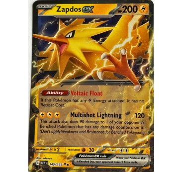 Zapdos EX MEW en 145/165