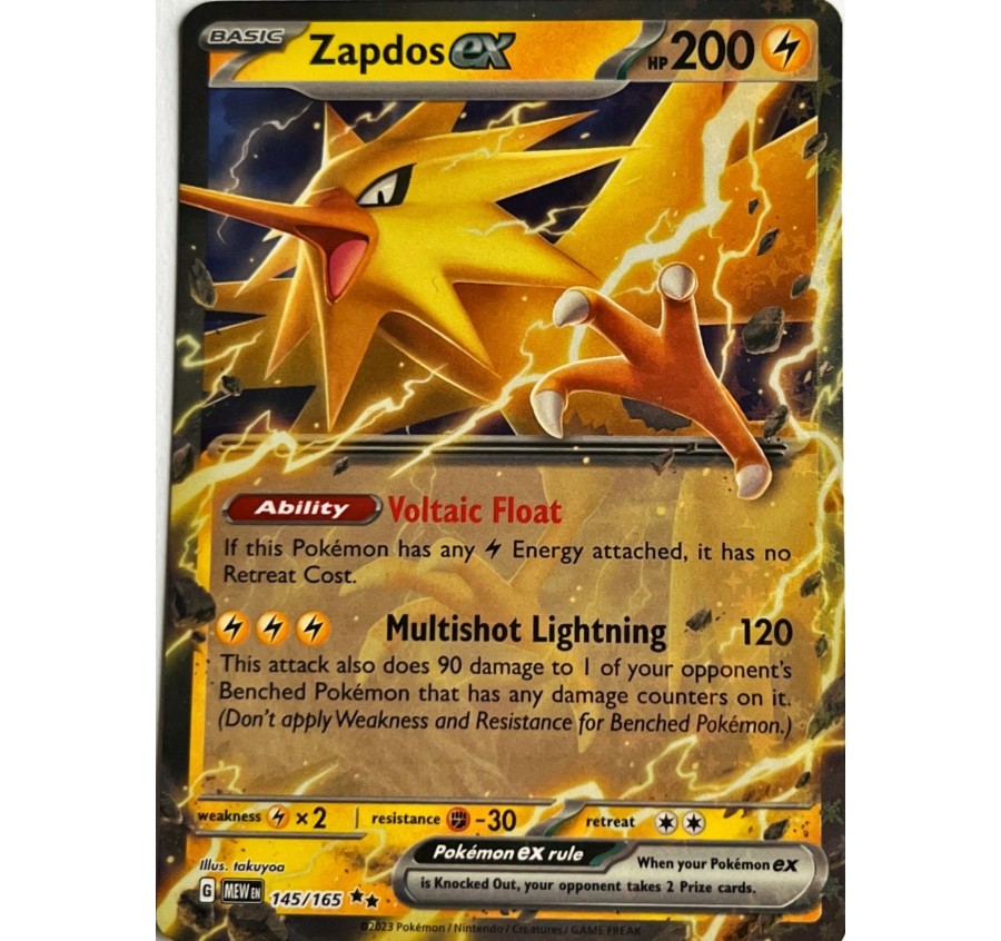 Zapdos EX MEW en 145/165