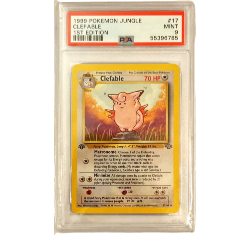 1st Edition Clefable - Pokemon Jungle PSA 9