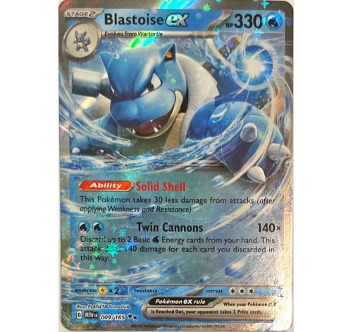 Blastoise Ex - 009/165