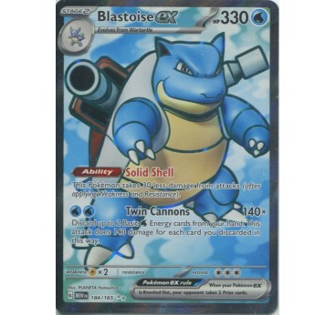 Blastoise ex 184/165