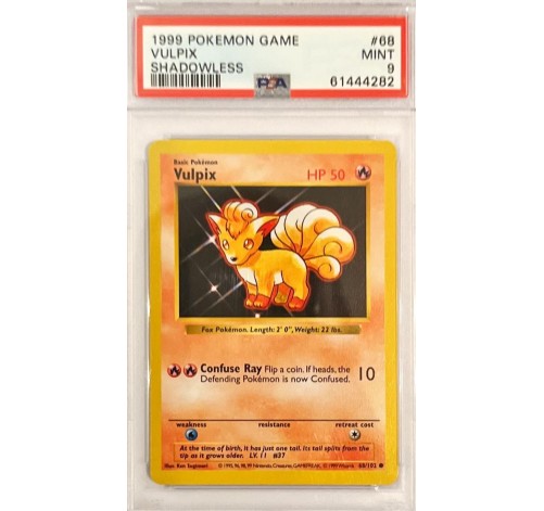 Vulpix Shadowless - Pokemon Base Set 1