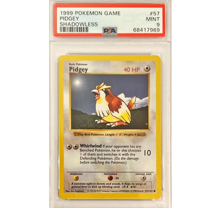 Pidgey Shadowless - Pokemon Base Set 1